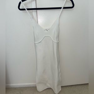 Glassons white knit tank top dress